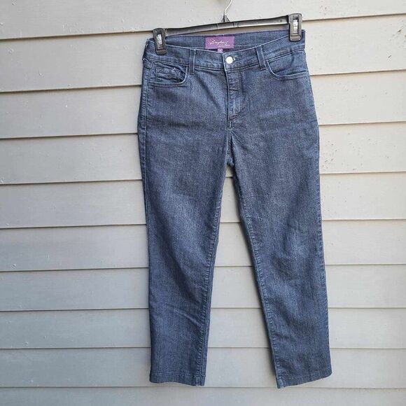 NYDJ Dark Wash Jeans size 6 - Picture 1 of 9